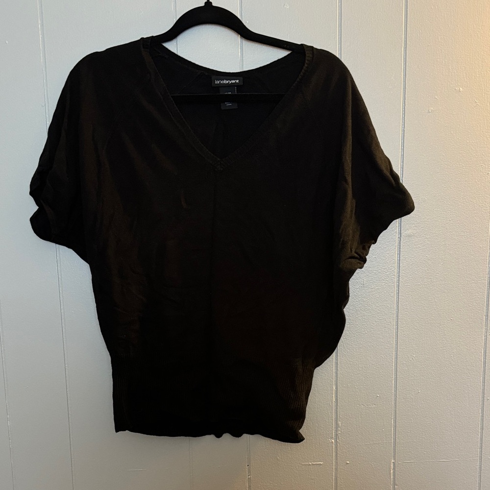 Lane Bryant Short Sleeve Sweater top Size 14-16